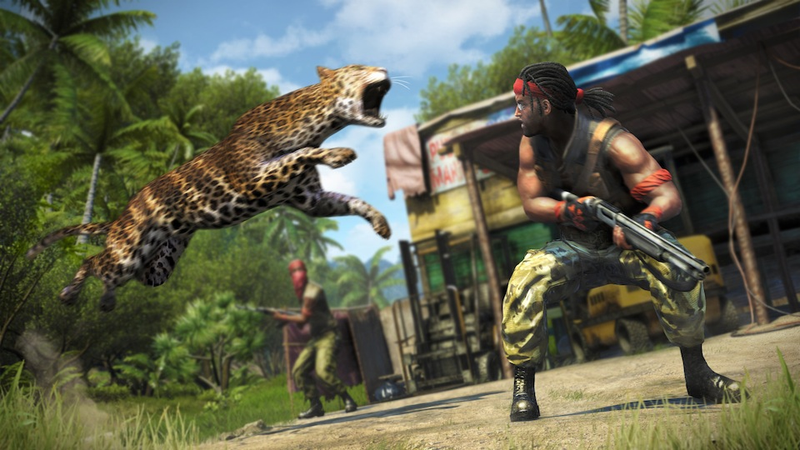 Illustration for article titled Holy Crap It's A Far Cry 3 Leopard Attack
